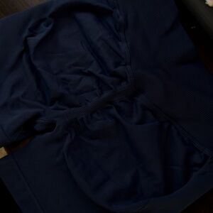 Navy Blue Athletic Shorts